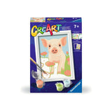 Peinture créative par numéro Ravensburger - cochon