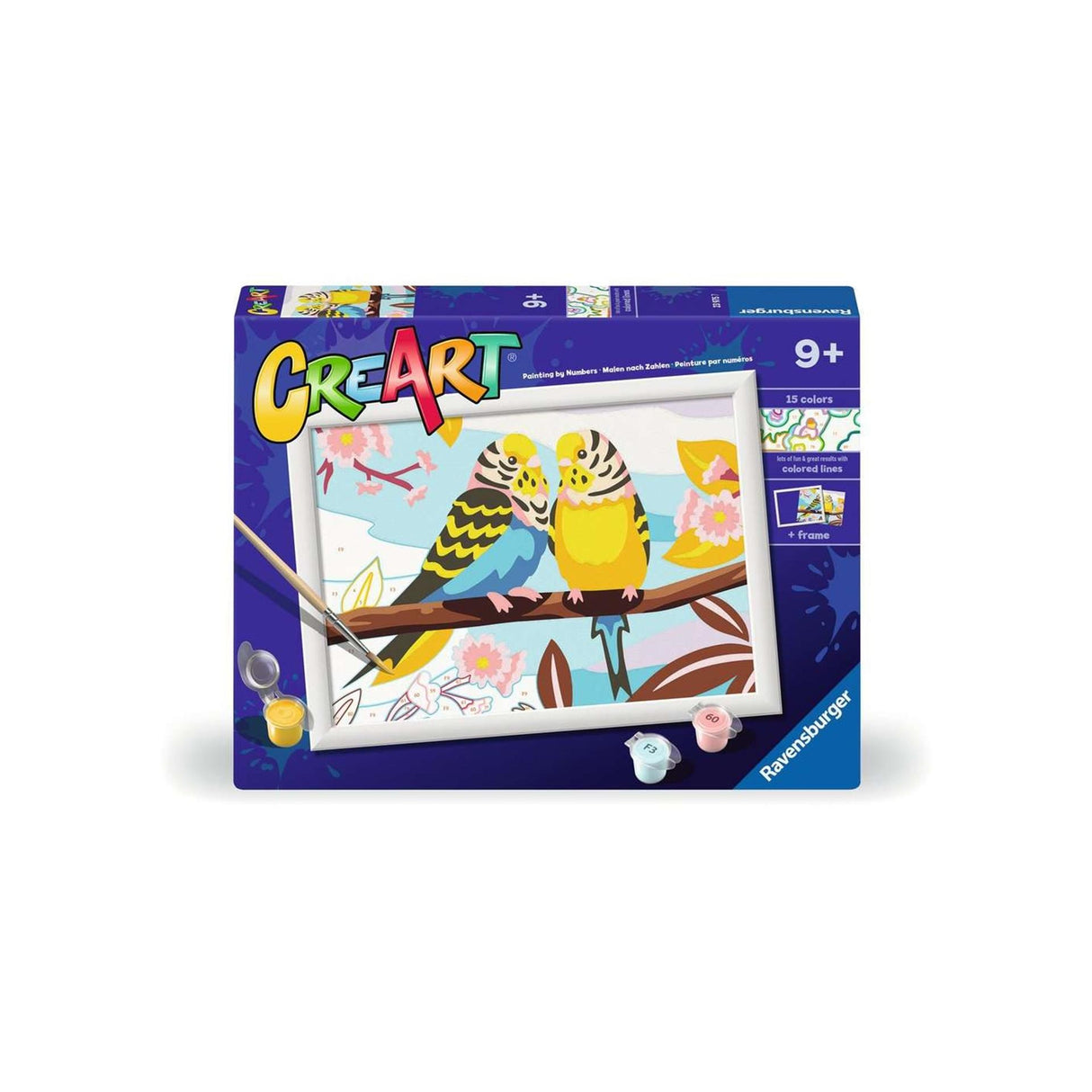 Ravensburger creart peinture par numéro - perroquets