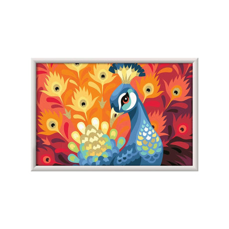 Ravensburger creart peinture par numéro - fier paon