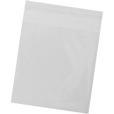 Sachets cellophane Creativ company, h : 11,3 cm, l : 11 cm, épaisseur 25 my, 200 pièces 1 boîte