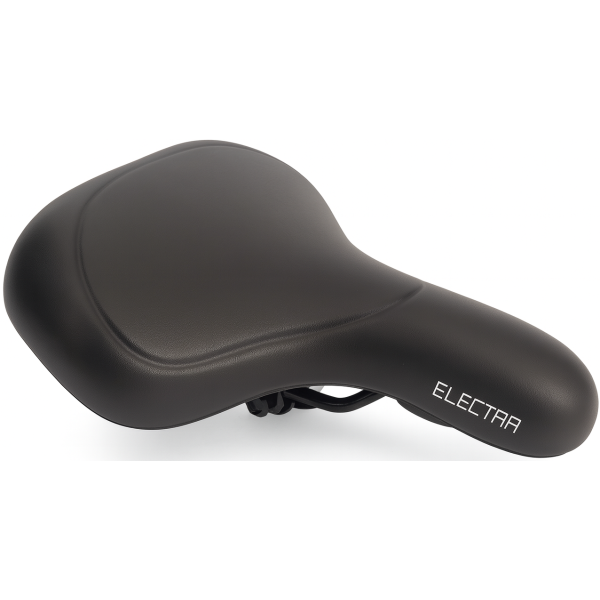 Selle de vélo de bord E -bike Electra avec poignée et espace de stockage pour le tag à pommes - noir