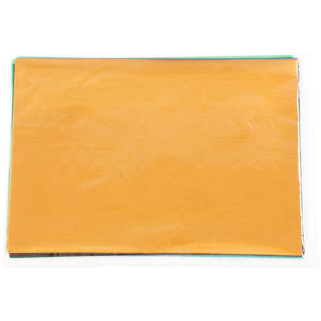 Creativ Company Cellulophan Foil Feuilles colorées, A4, 20e.