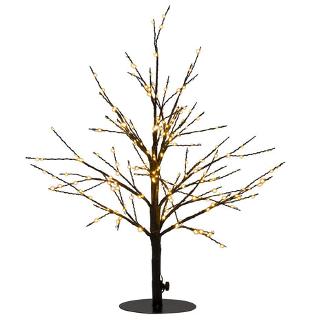Anna's collection verlichte boom 240led classic warm h60cm met flits functie, dimmer en 8uur timer ip44