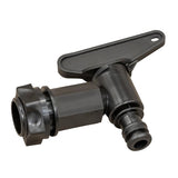 Harcostar Robinet pour baril de pluie noir