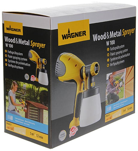 Wagner wood metal sprayer w100 verfspuit