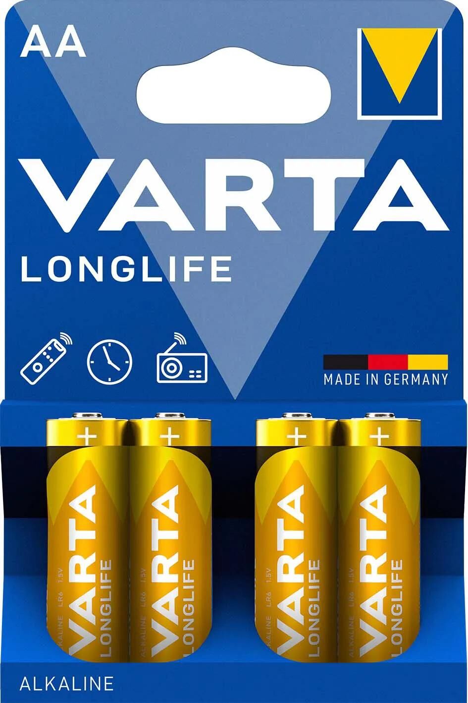 Varta pile longlife longlife mignon 4-blister AA
