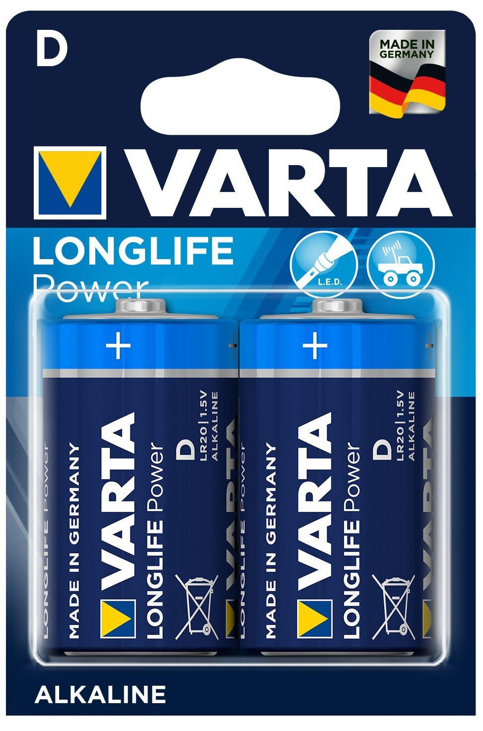 Varta batterie longue durée de vie mono série 2 blister d