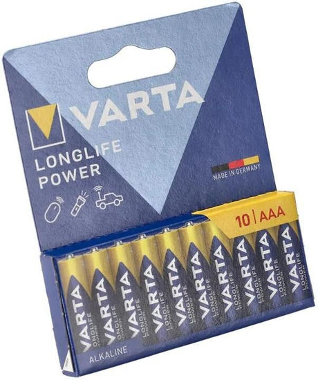Batterie Varta longue durée de vie - batterie haute énergie. micro blister puissance longue durée