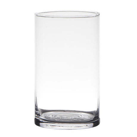 No brand vase cylindre 15x9 cm verre | 12 pièces