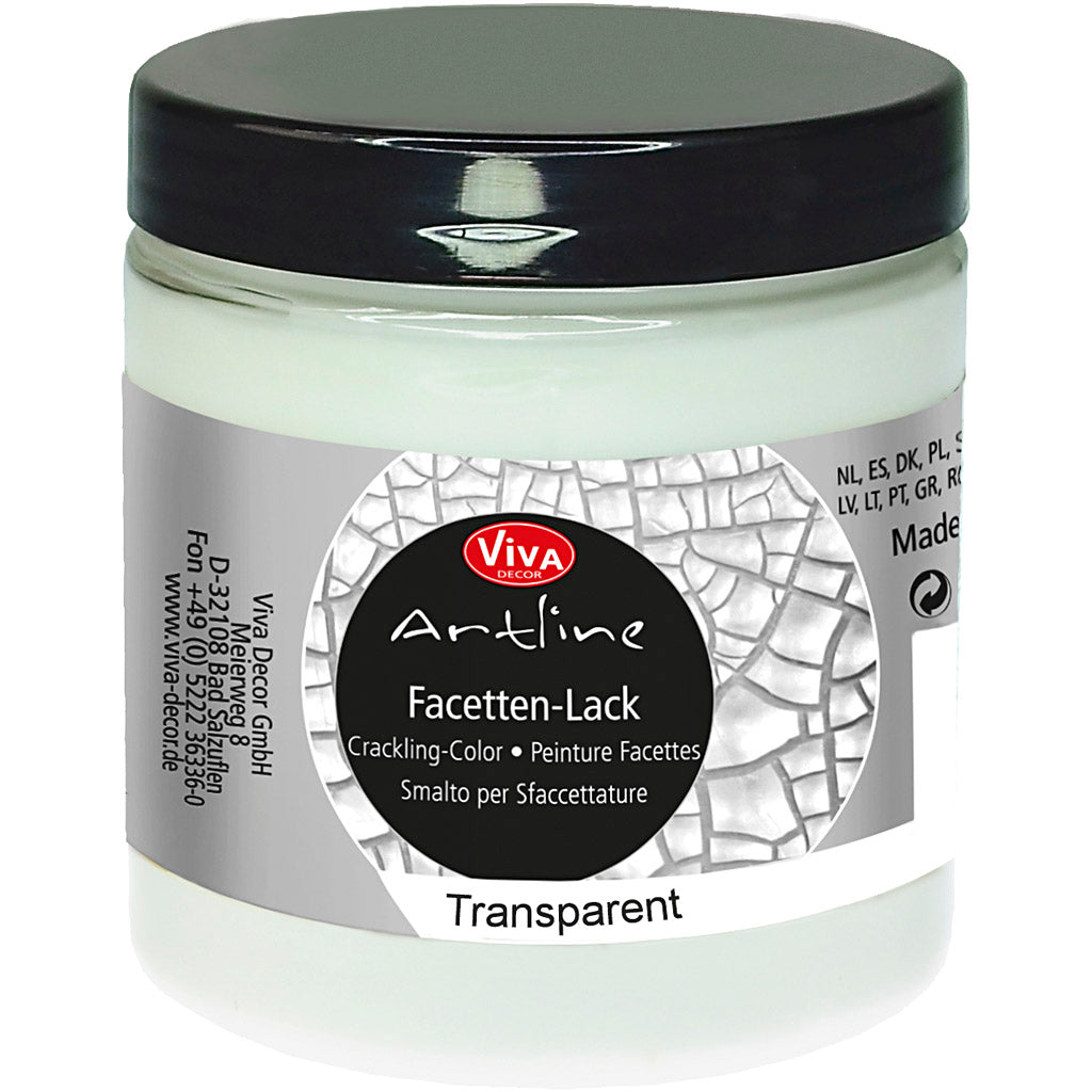 Viva decor facettes manquantes, transparent, 250 ml 1 boîte