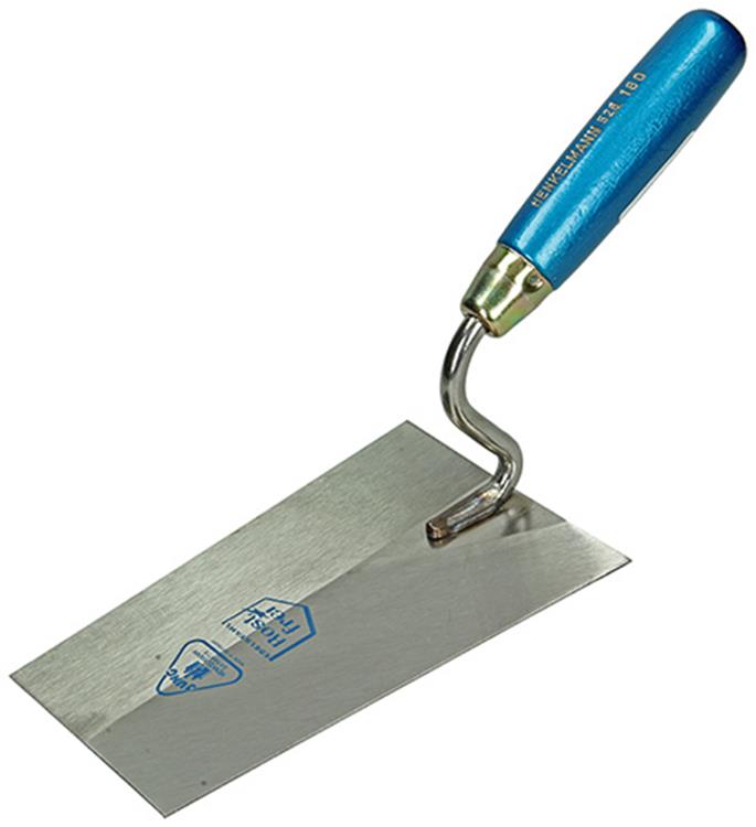 Jung 1010995 - truelle à plâtre en acier inoxydable col de cygne henk526 180mm | 3 pièces