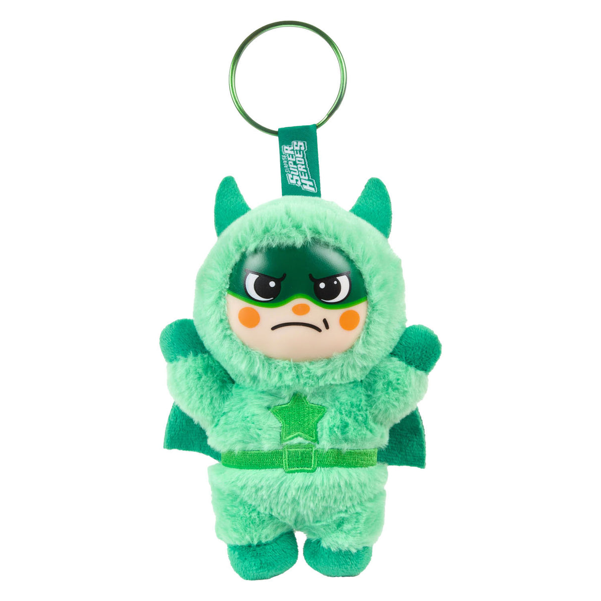 Toi-toys pluchen figuur sleutelhanger super hero - 16cm