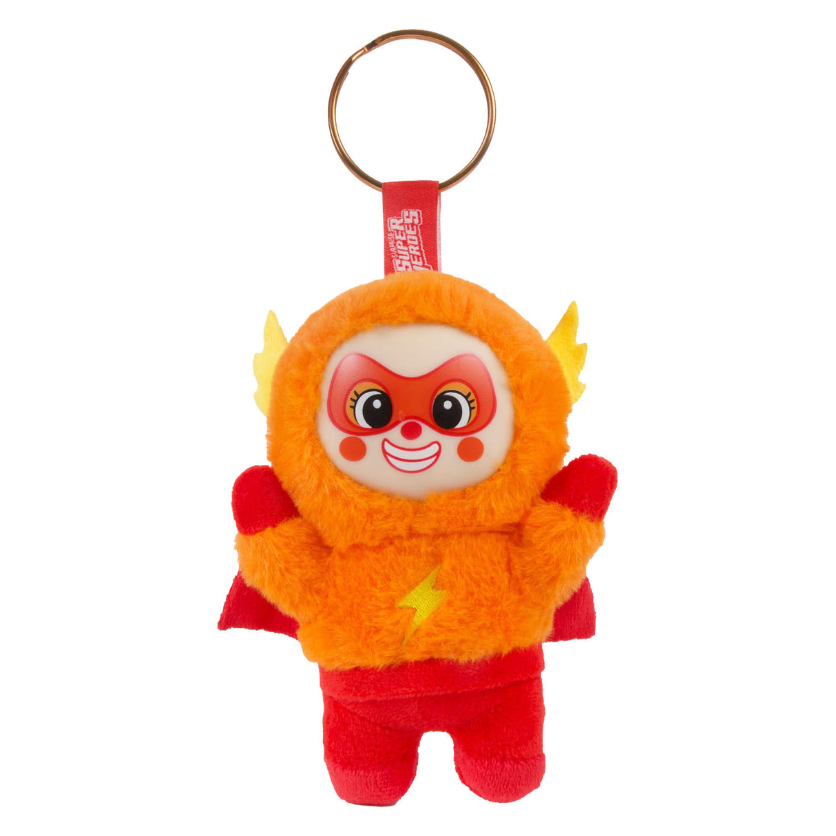 Toi-toys pluchen figuur sleutelhanger super hero - 16cm