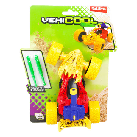 Véhicule de course à friction Vehicool, tir sur dinosaure