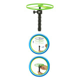 Toi-toys disques volants air 12 cm vert rouge 3 pièces