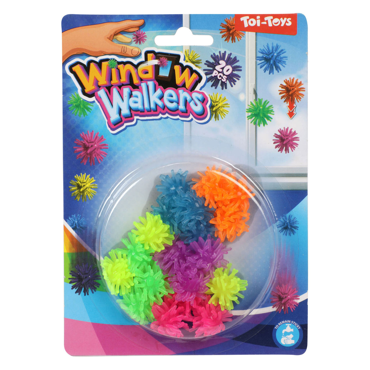 Boule gonflable Toi-toys pour chenilles de fenêtre, 20 pcs.