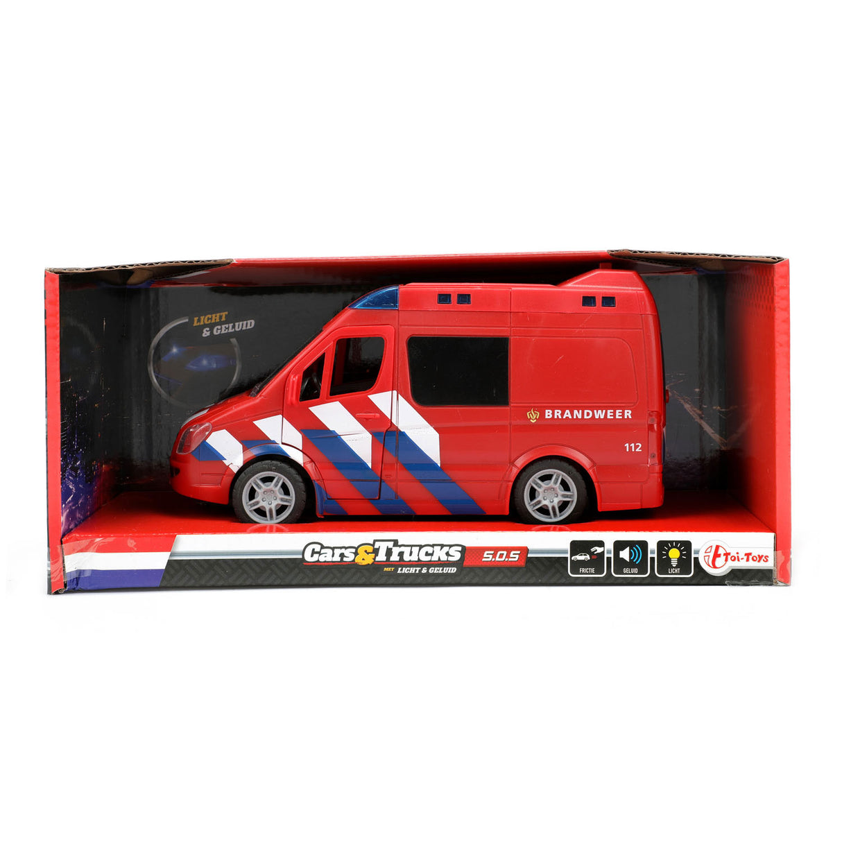 Camion de pompiers Toi-toys avec lumière et son