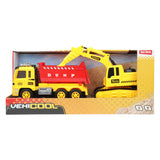Voitures camions véhicule camion-benne avec pelle