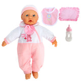 Toi-toys baby beau poupée avec biberon et bavoir, 40 cm