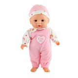 Poupée bébé couchée Beau baby avec biberon, 30 cm