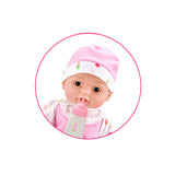 Poupée bébé couchée Beau baby avec biberon, 30 cm