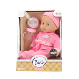 Beau baby baby pop con bottiglia, 30 cm