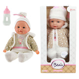 Toi-toys beaux vêtements d'hiver Baby Babypop et bouteille