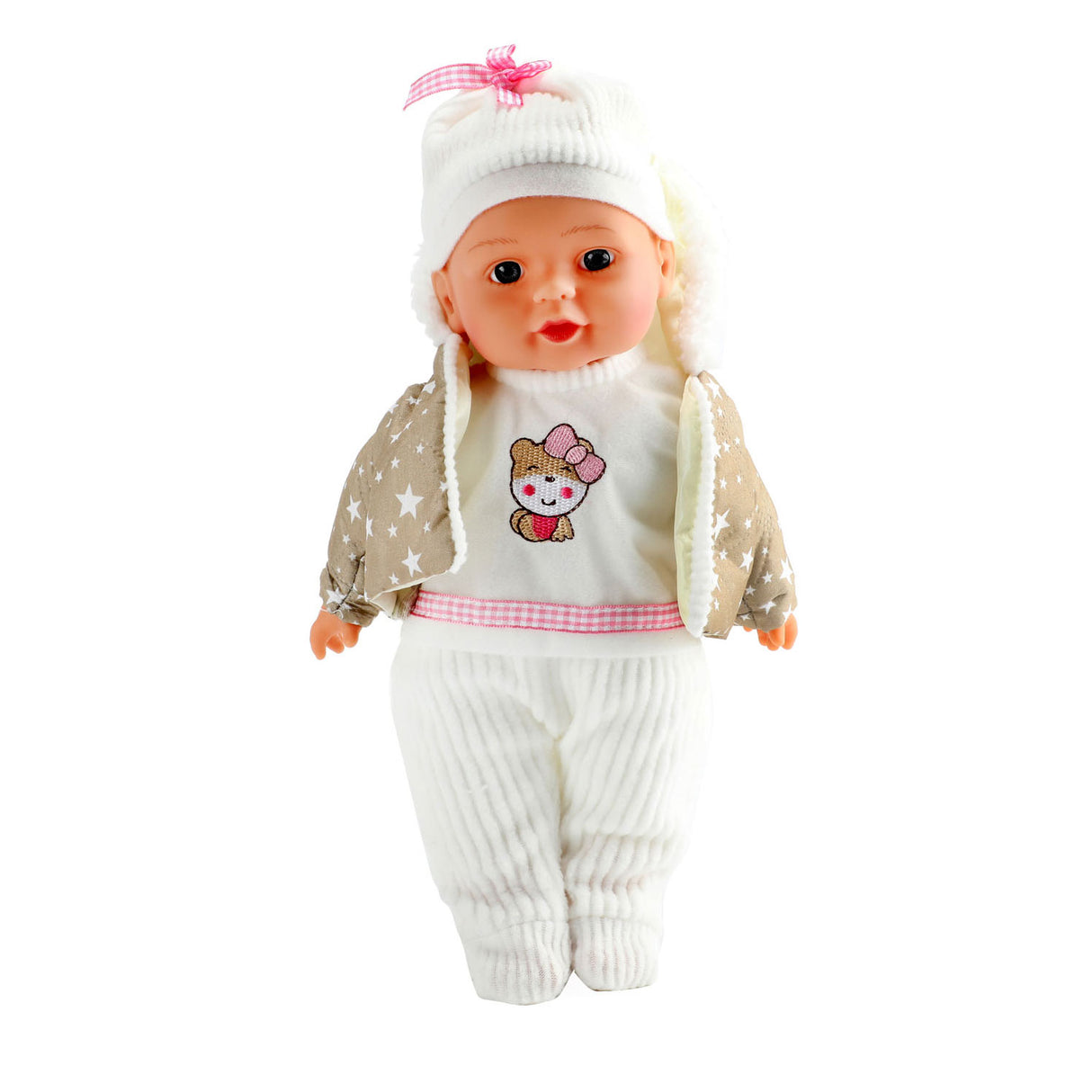 Toi-toys beaux vêtements d'hiver Baby Babypop et bouteille