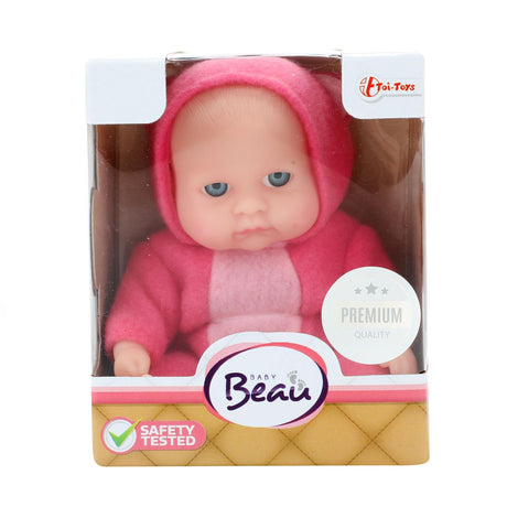 Toi-toys poupée avec ensemble de vêtements 14 cm rose clair