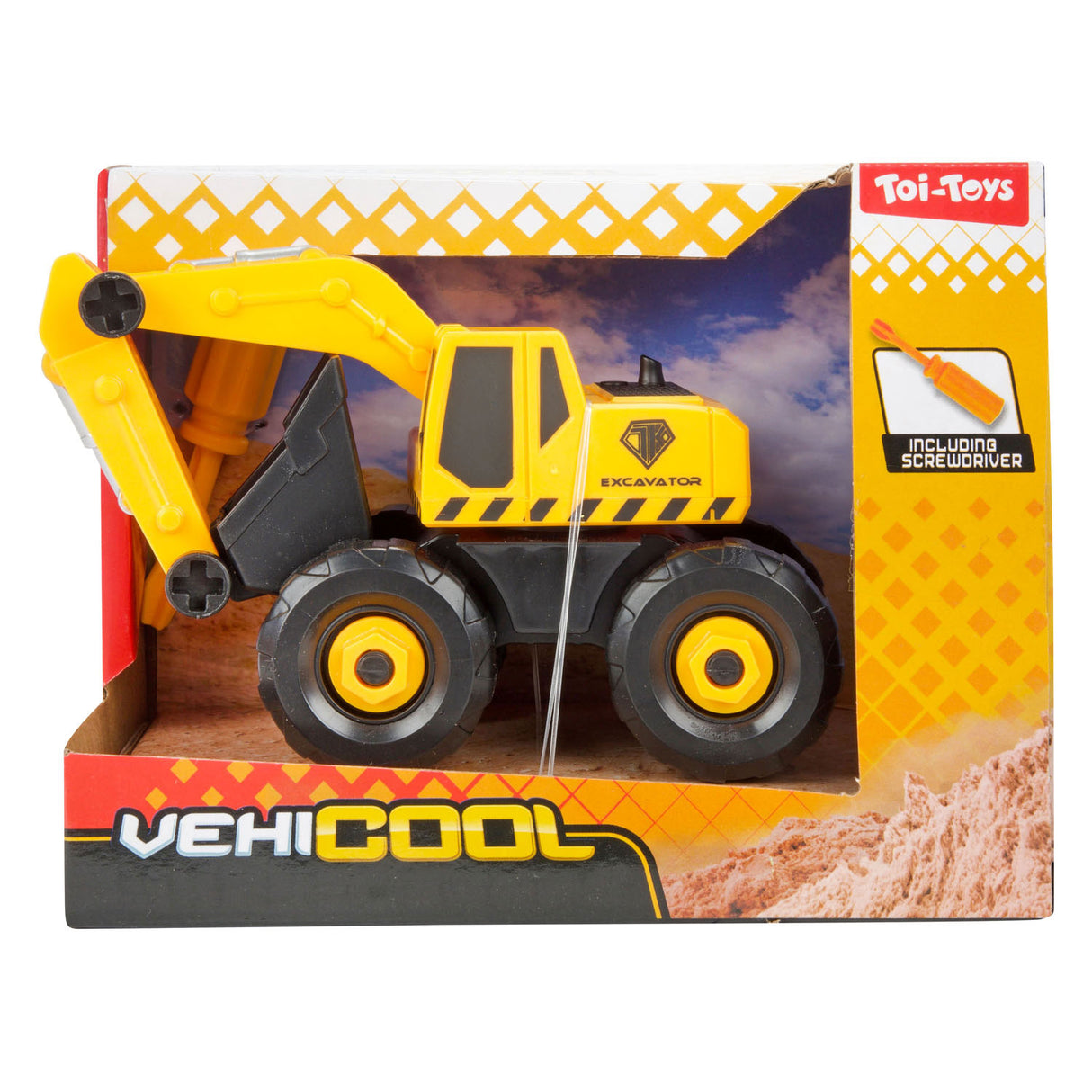 TOI TOYS Trucos Vehículo de trabajo de construcción