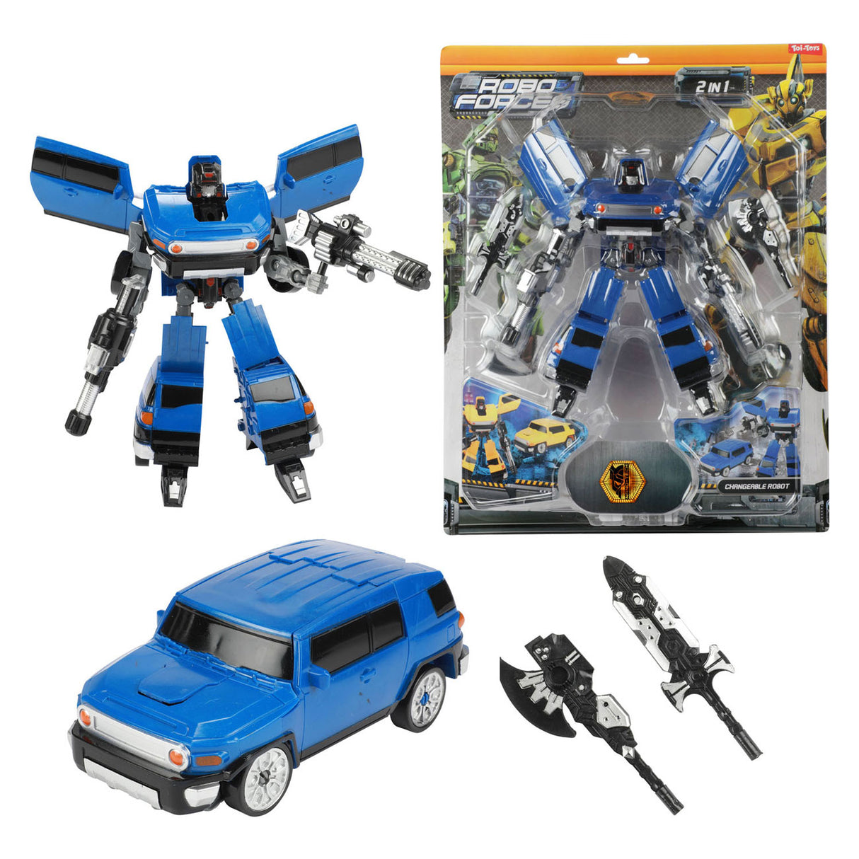 Robot à langer Roboforces - SUV Le Super Morpf Bleu