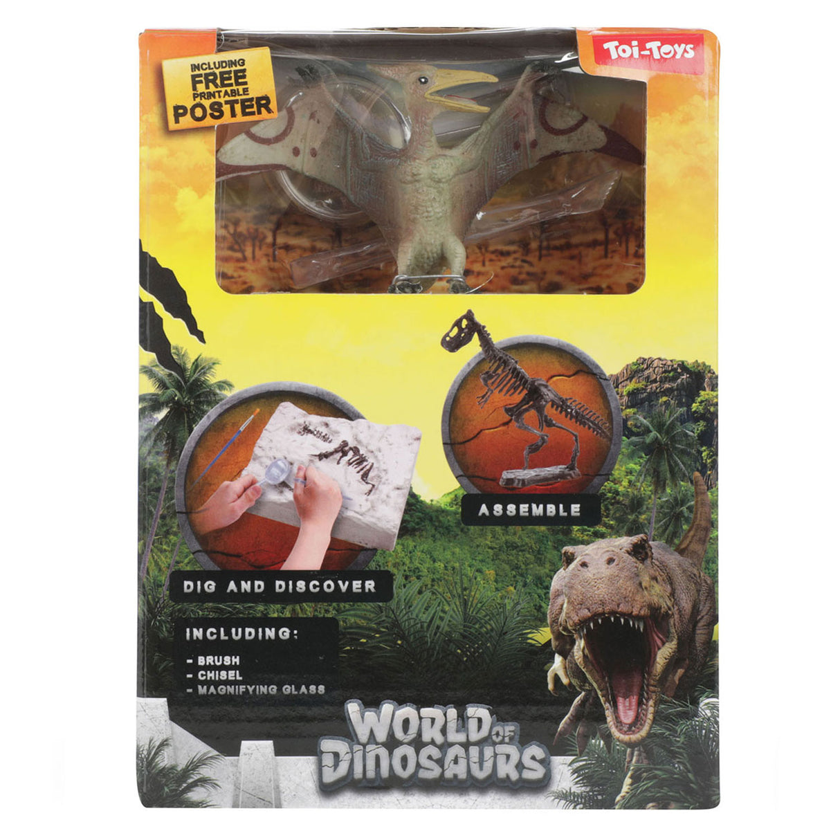 Coffret de fouilles du monde des dinosaures 'Dino Fossile'