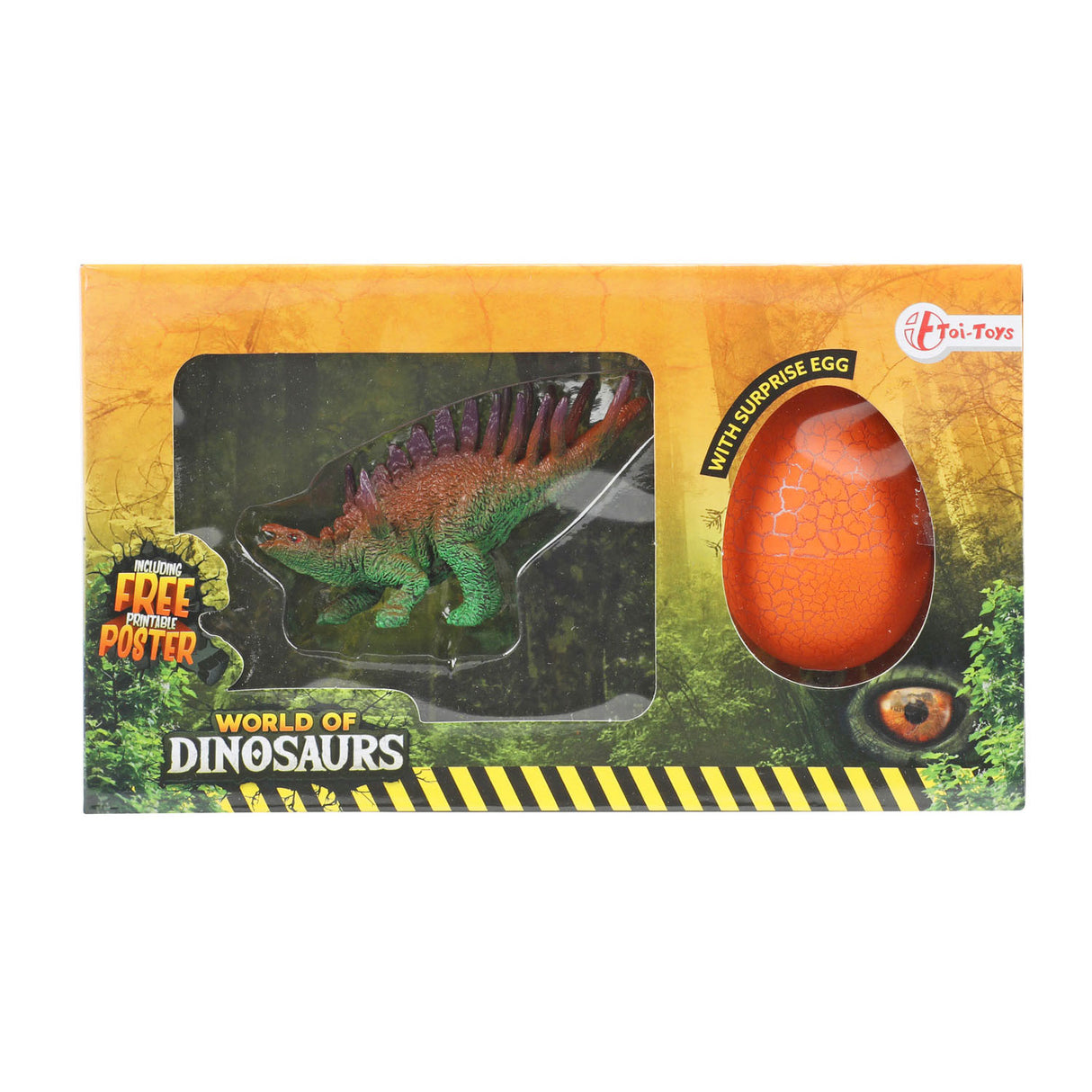 Toi-toys monde de dinosaure dinosaure avec œuf surprise