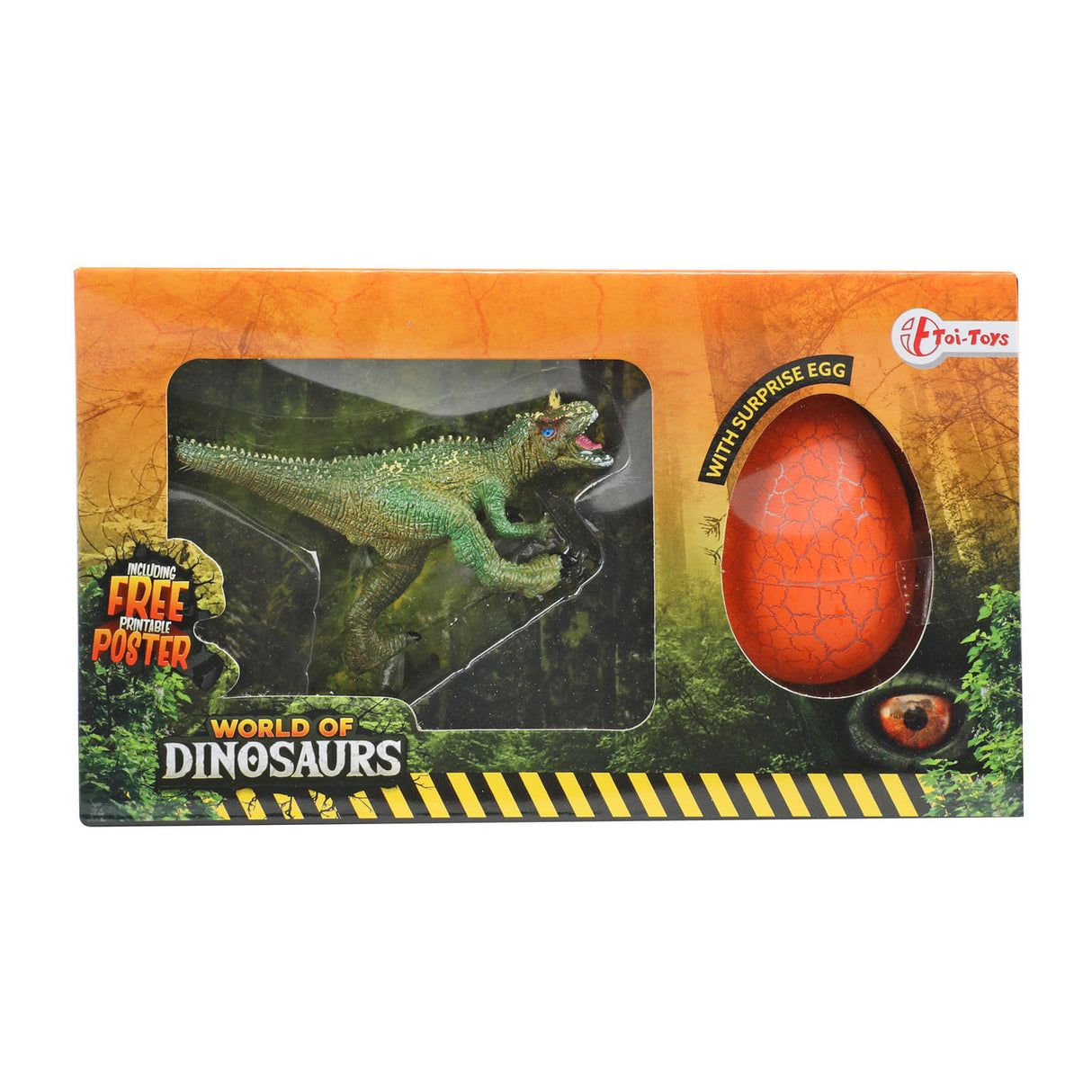 Toi-toys monde de dinosaure dinosaure avec œuf surprise