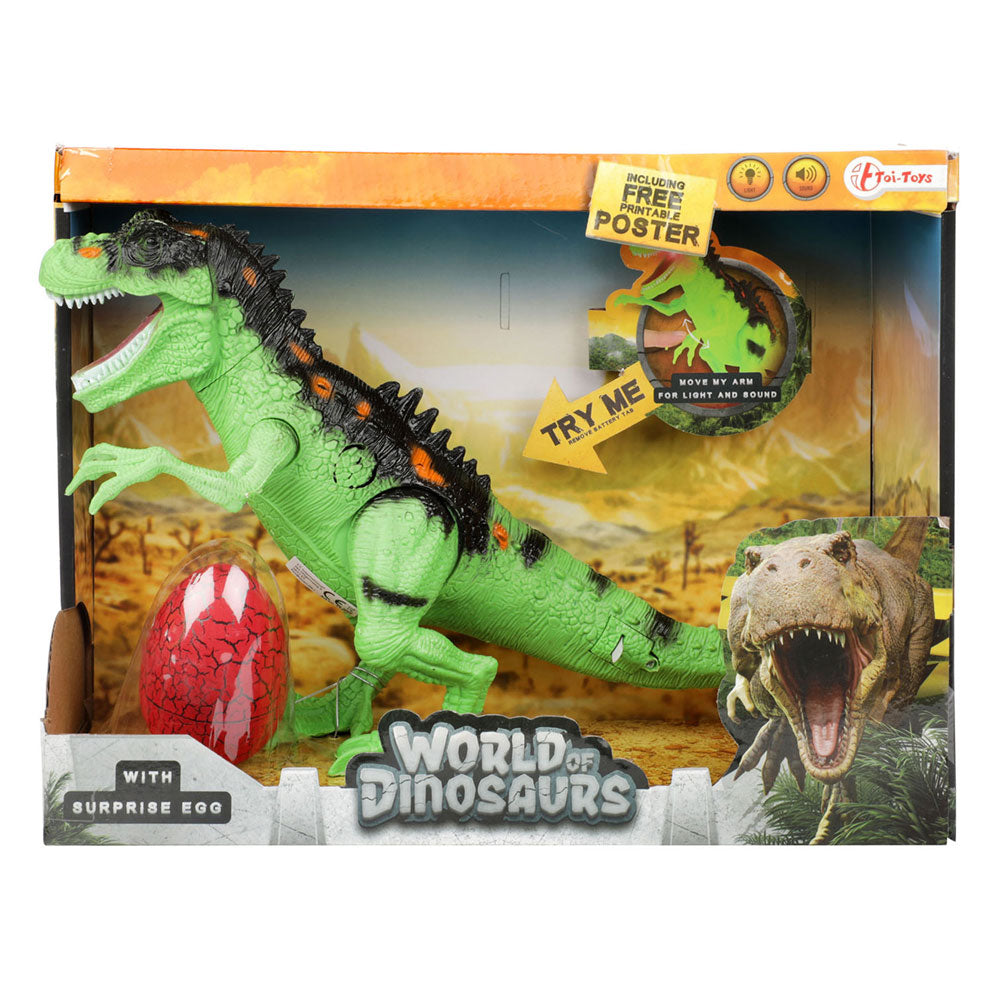 World of Dinosaurs World of Dinosaurs met Geluid en Ei Groen