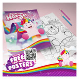 Toi-toys autocollants phosphorescents licorne