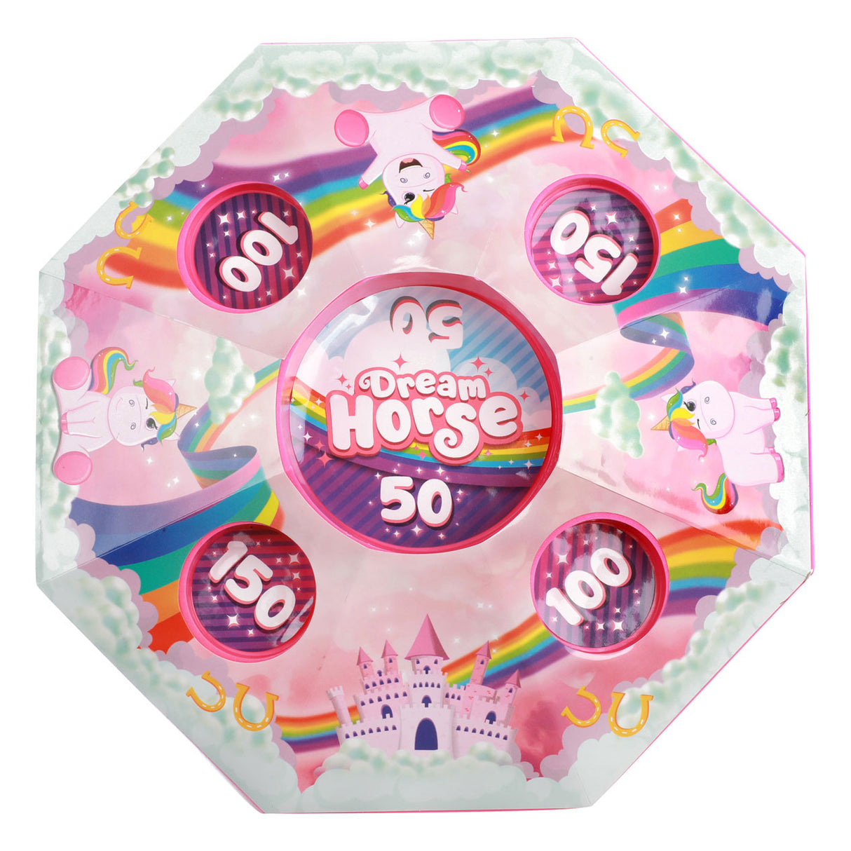 Pot en marbre cheval de rêve licorne avec billes