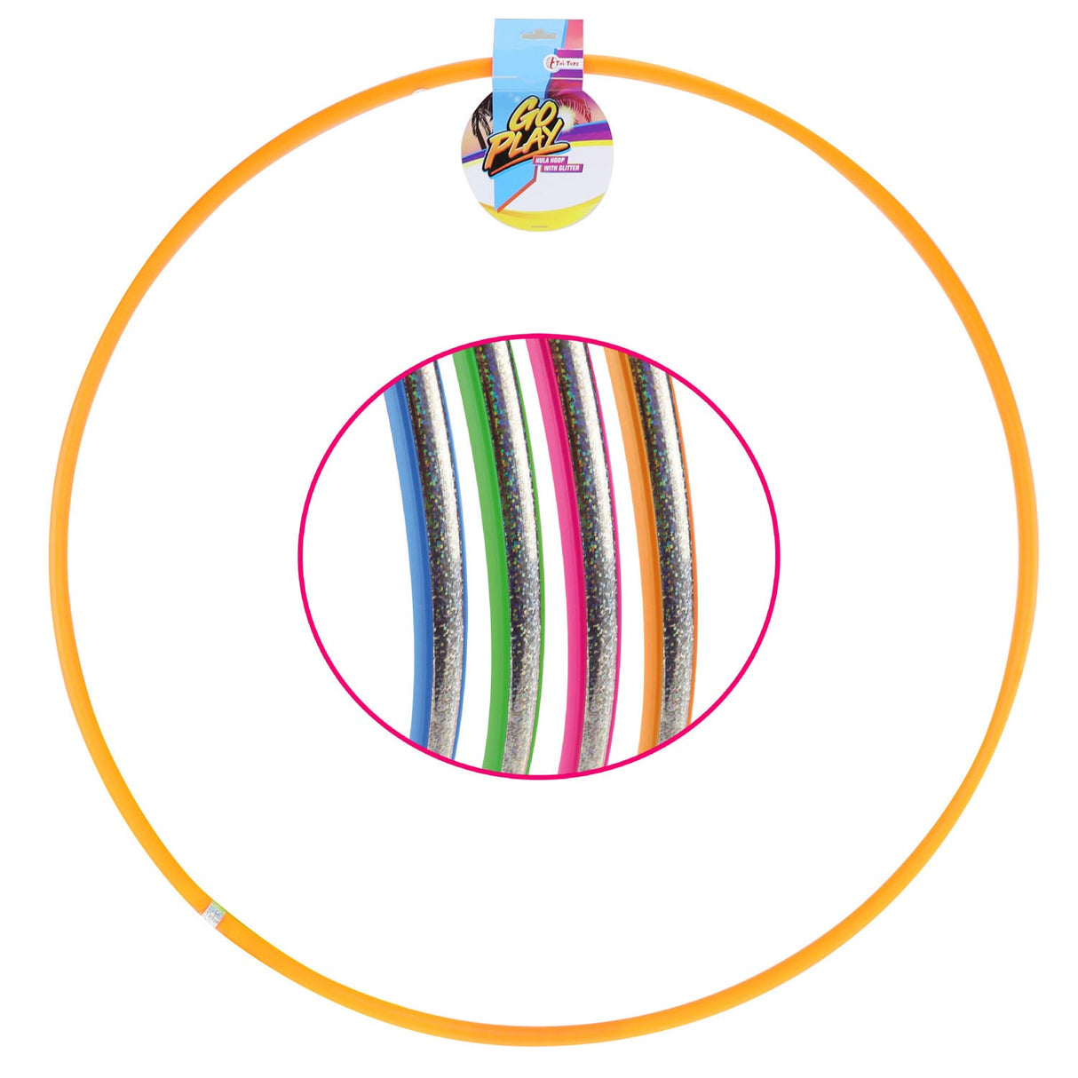 Toi-toys Glitter Hoops, ensemble de 4