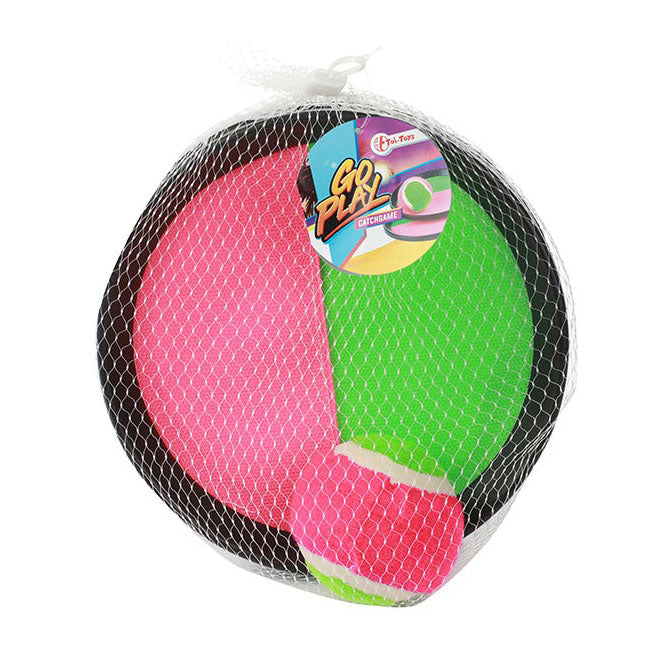 TOI-TOYS VANGBALL SPILL MED VELCRO, 3DLG.