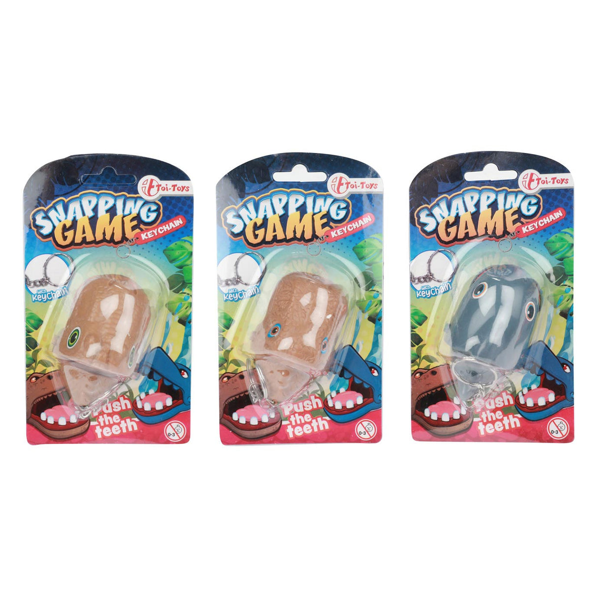 Toi-toys jeu de porte-clés animal mordant
