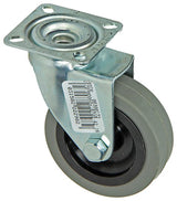 Mack by tente 1013184 - rubber rol 2 kogellagers met plaat 60mm | 12 stuks
