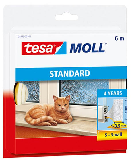Tesa 1001368 - mousse moll blanche 6x9 | 10 pièces