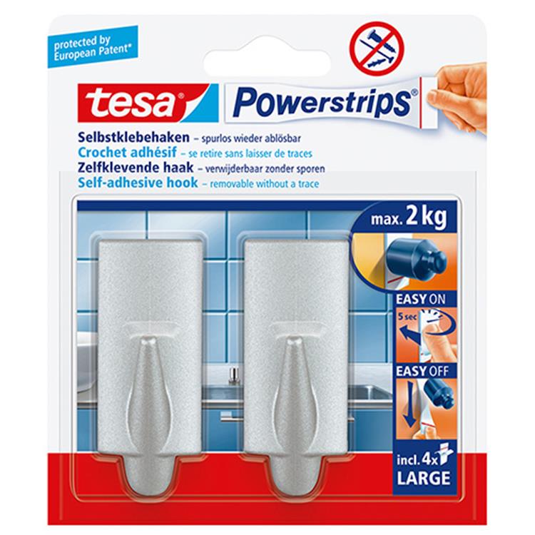 Tesa crochet grand tendance chrome