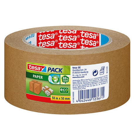 Papier Ecotape tesapack 50mx50mm marron indéchirable