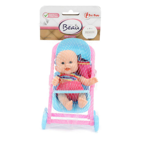 Beau baby mini poupée assise, 12 cm