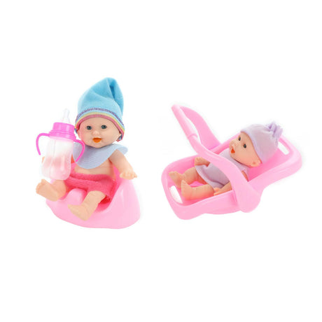 Beau baby mini poupée assise, 12 cm
