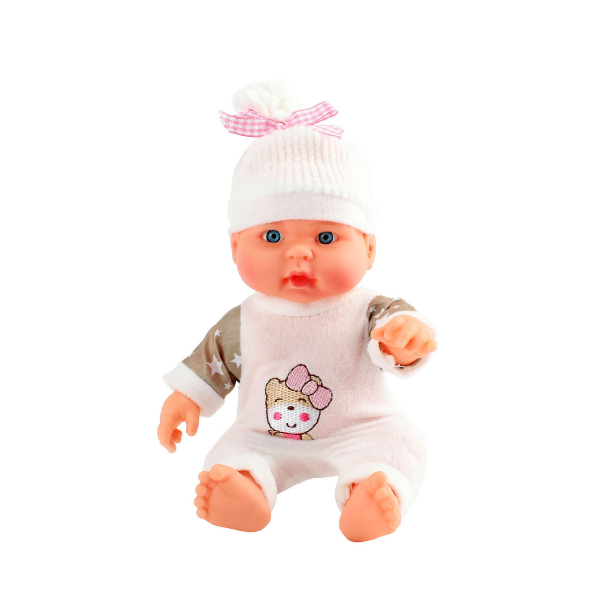 Beau baby babypop med hatt, 23 cm