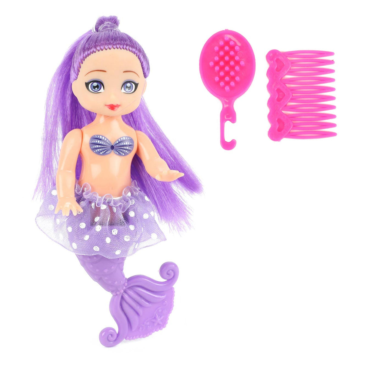 Mermaids Zeemeerminpop met Kammetjes, 12cm