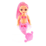 Toi-toys sirènes poupée sirène avec accessoires, 12 cm