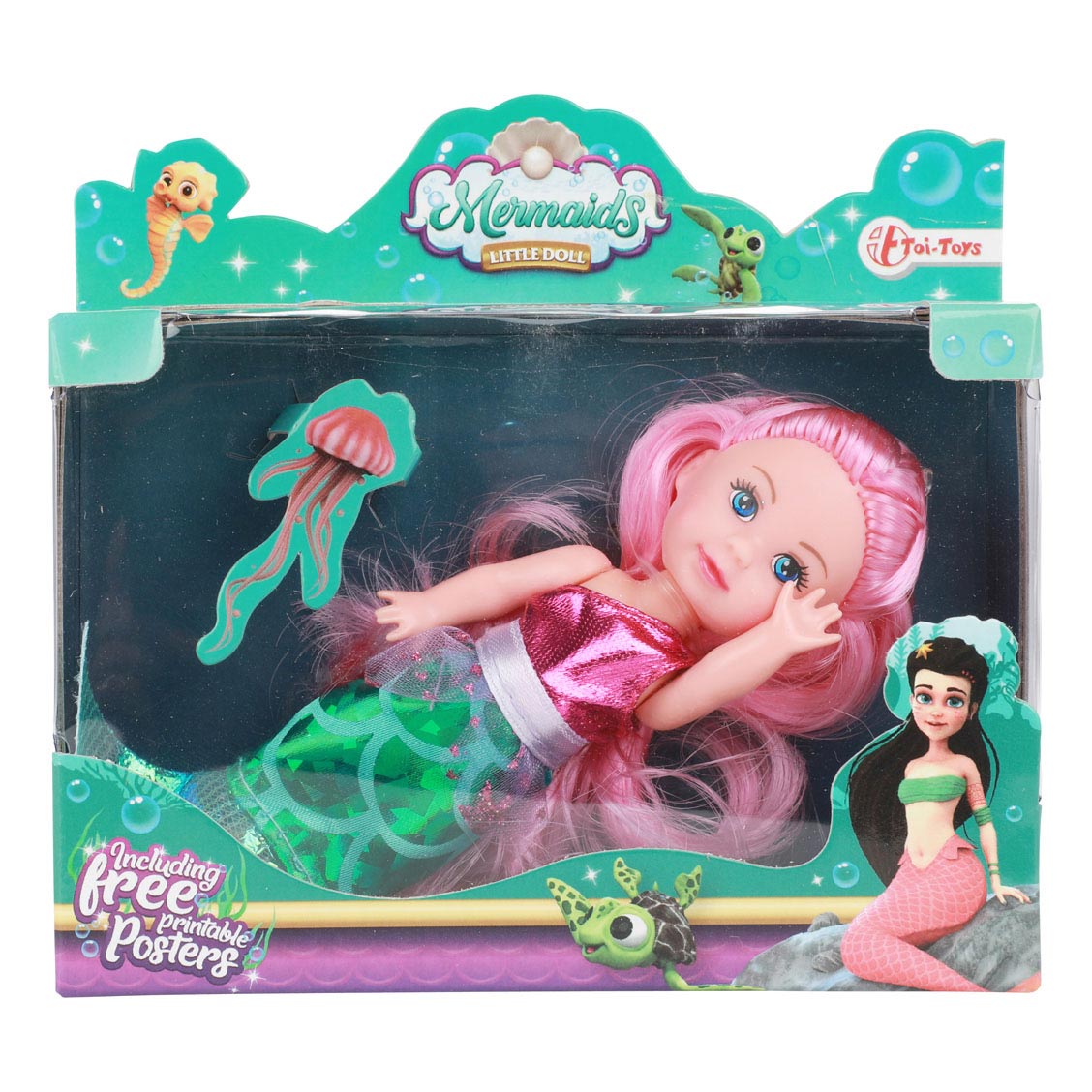 Mermaids Zeemeerminpop Dream Hair, 11cm